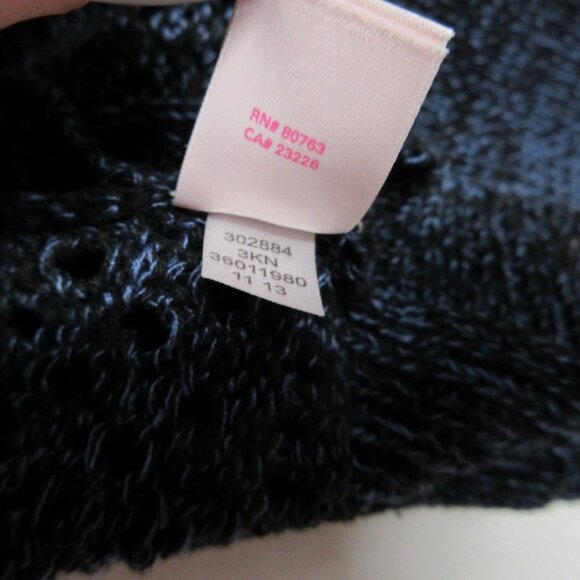 Victoria's‎ Secret women's linen blend boat neck open knit pullover sweater M - Picture 13 of 13